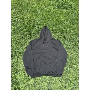 Alo Yoga Men's  Hoodie Sweatshirt Fleece Oversized Black Size XL Yoga